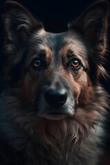 Fototapeta premium german shepherd dog