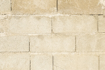 Cinder block texture for background. Wall and building materials, masonry