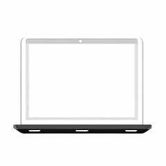 laptop computer isolated on white background