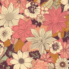 Foto op Plexiglas Floral pattern © Hex