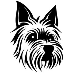 illustration of a Yorkshire dog