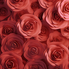 Floral rose pattern 