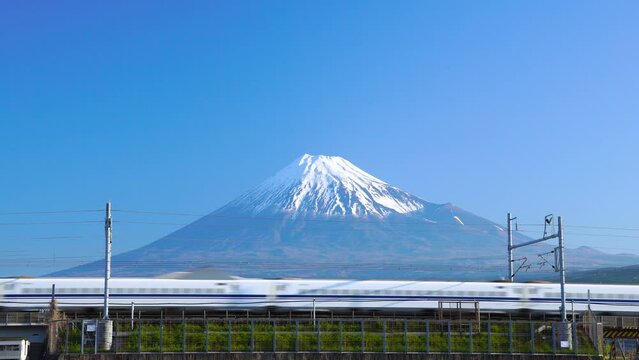 富士山と新幹線