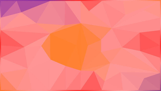 Mesh Gradient Background. Triangular mesh colorful abstract background. Smooth transitions of iridescent colors
