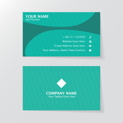 Abstract Business Cards Different Style and Pattern, Vector Illustration