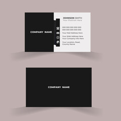 Simple black business card | Business card for company