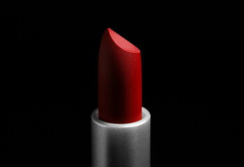 Beautiful lipstick on dark background