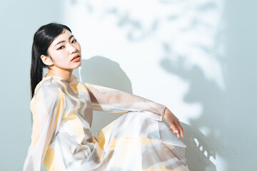 女性のファッションポートレート