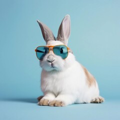 夏休みのうさぎ | rabbit in summer vacation  Generative AI