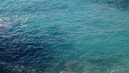 mediterranean sea azure color background