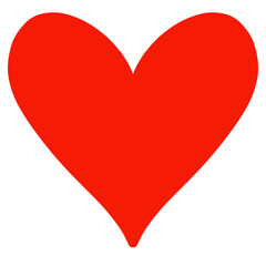 Red heart PNG