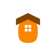 Housing and roofing logo for real estate purpose