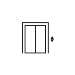 Elevator icon set Lift symbols for app web banner logo icon button - SVG File