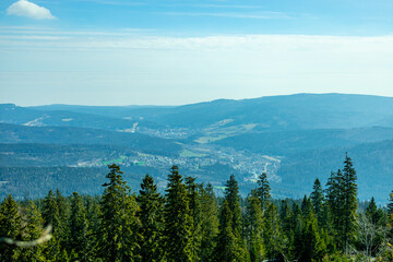 Frühlingswanderung im Bayrischen Wald vom Großen Arbersee zum Großen Arber Gipfel - Bayern - Deutschland
