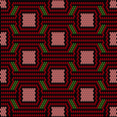 seamless pattern with shapes