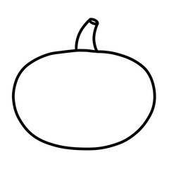 Pumpkin outline