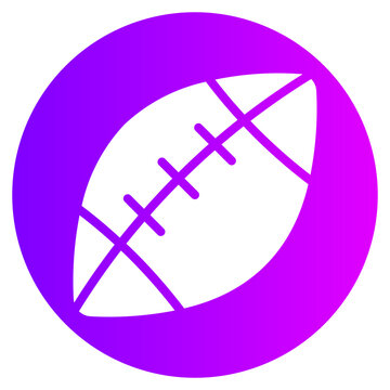 Rugby Gradient Icon