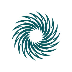 Fototapeta na wymiar vortex symbol vector illustrator abstract icon logo template design, vortex logo