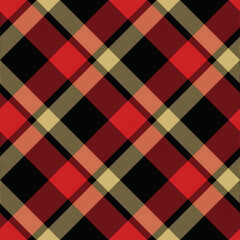 Check plaid seamless pattern.