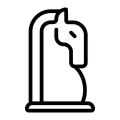 chess line icon