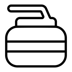 curling line icon