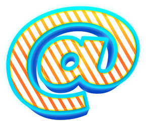 Candy alphabet letters