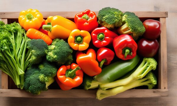 Vegetables On A White Background