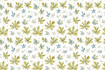 Seamless pattern. Modern leaves design for fabric, wallpaper, surface.