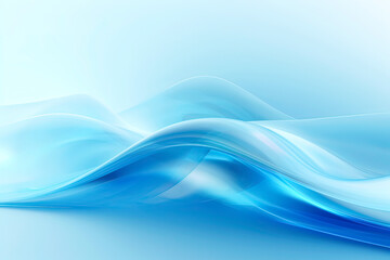 Fototapeta premium Abstract Blue Technology Background. AI technology generated image