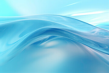 Abstract Blue Technology Background. AI technology generated image