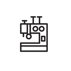 Electric Machine Sewing Outline Icon