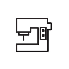 Fabric Fashion Sewing Outline Icon