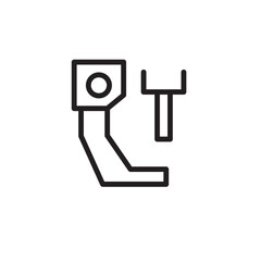 Fabric Machines Sewing Outline Icon