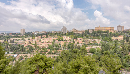 Fototapeta na wymiar A view of Jerusalem, Israel