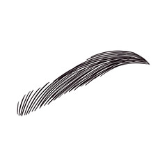 Black Eyebrow Drawing