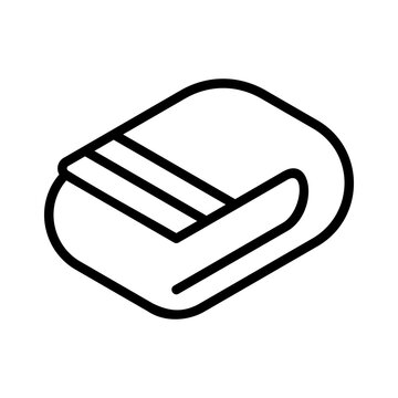 recommend clip art: folding towel spa and sauna outline icon vector illustration