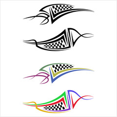 Vehicle Graphics, Stripe : Vinyl Ready Design