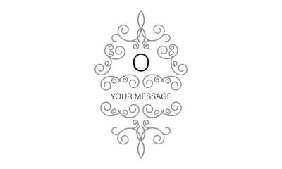 Luxury initial O logo template for restaurant, royalty, boutique, cafe, hotel, heraldic, jewelry, fashion and other vector illustrations