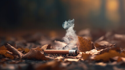 Quit smoking concept. World no tobacco day. Generative AI. 