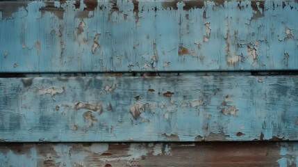 Weathered Texture Old Rustic Peeling Paint Background - generative ai