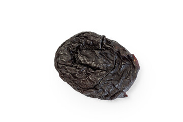 prunes on isolated background