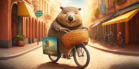Wombat Have Fun Bicycle Ride