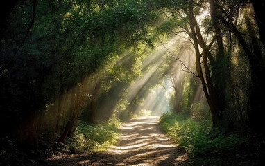 Fototapeta premium morning in the forest