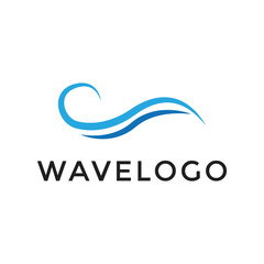 Wave logo vector symbol. Business Icon