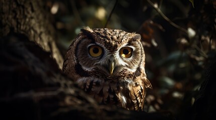 Majestic Owls in their Natural Habitat