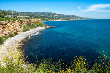 View of Rancho Palos Verdes coastline and homes.