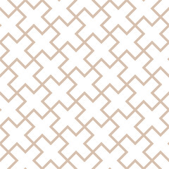 A seamless pattern with white geometric shapes on a white background