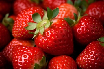 strawberries close up photo
