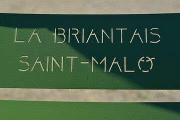 Obraz premium Panneau - Parc de la Briantais à Saint-Malo