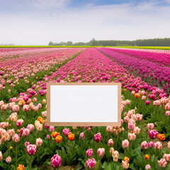 flower grove with blank label 